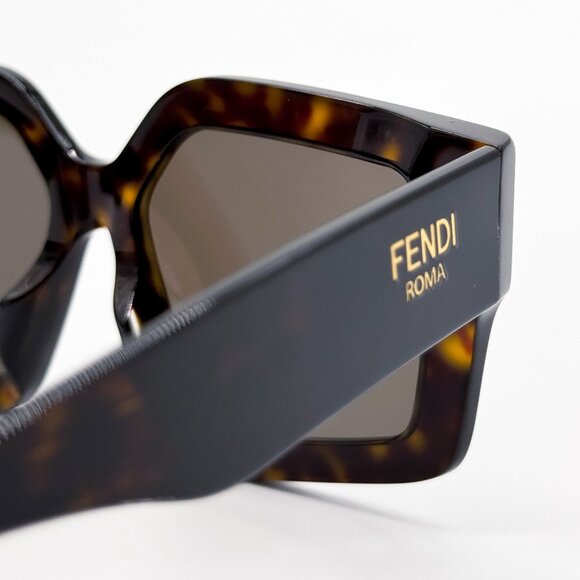 NEW FE40162F 52E GEOMETRIC WOMEN SUNGLASSES FENDI - Picture 7 of 10
